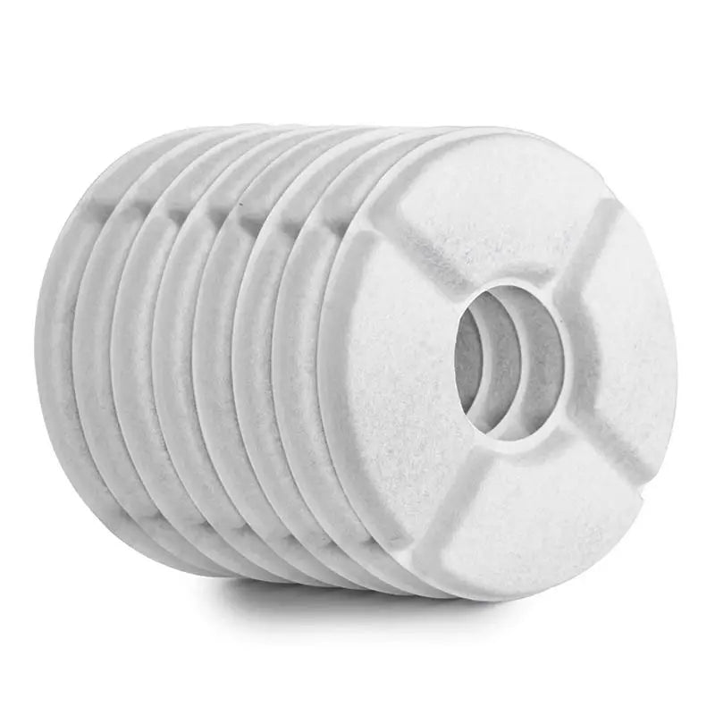 Manufacturer Best Selling Replacement Activated Carbon Round Non Woven Fabric Safe Pet Water Fountain Filter for Dogs and Cats