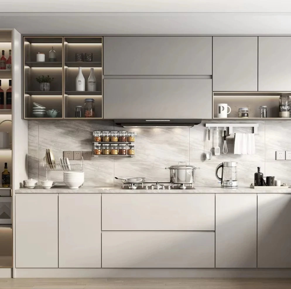 Commercial  Classic Kitchen Cabinet MDF Board Modular Kitchen Cabinet for Houses