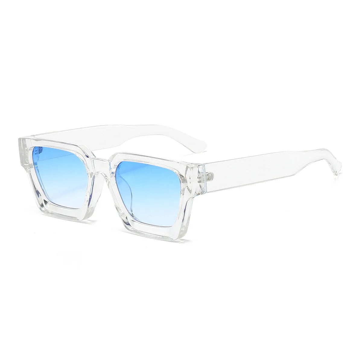 2025 Thick Frame Acetate Sunglasses UV 400 Polarized Senior Shades for Men and Women Champagne Frame Color