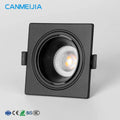 New Design Adjustable Angle Spotlight Ceiling Double Recessed Rectangular Spot Light Housing Indoor Dimmable Led Downlight MegaBDM
