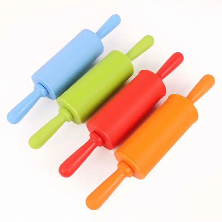 Wholesale Ready to Ship Non Stick Baking Silicone Small Kids Rolling Pins