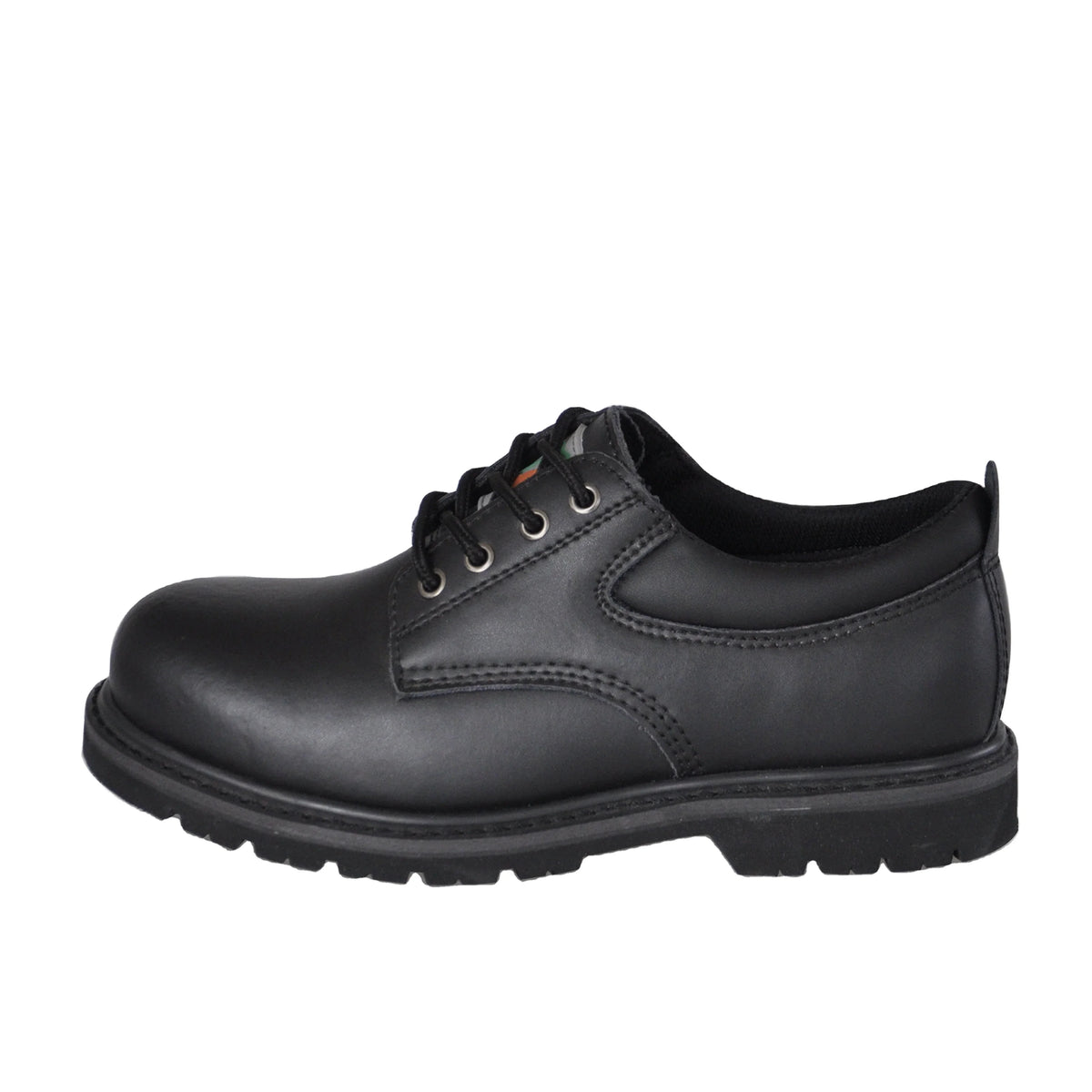 New Style Genuine Leather Black Low Cut Safety Shoes Work Shoes with Steel Toe Anti-puncture Business Shoes