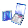Free Design Custom Material Cardboard Luxury Packaging Folding Magnetic Gift Box With Ribbon