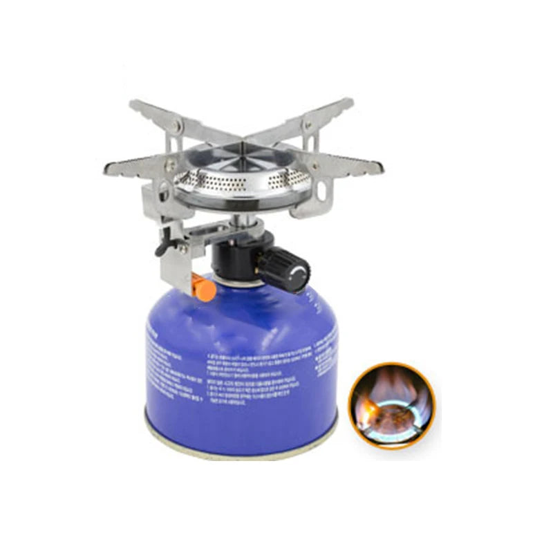 Ultra-light Portable Adjustable Mini Gas Stove Electronic Lighting Cooking Boiling Water Multi-functional Outdoor Camping Stove