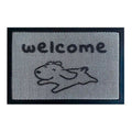 Custom Grid Thickened Hollow Sand Scraping Carpet Pad Customized Logo Door Mat for Rainy and Snowy Days or Construction Sites