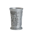 Custom Retro Style 3D Relief Art Spirits Bullet Cup Ancient Egypt Myth Shot Glass Handcrafted Copper Alloy 40ml Shots Glass