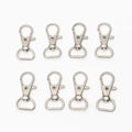 PD089 Iron Dog Clasp Key Chains Flat Key Rings Swivel Snap Hooks Zinc Alloy Metal Lanyard Keychain Hooks Lobster Clasps