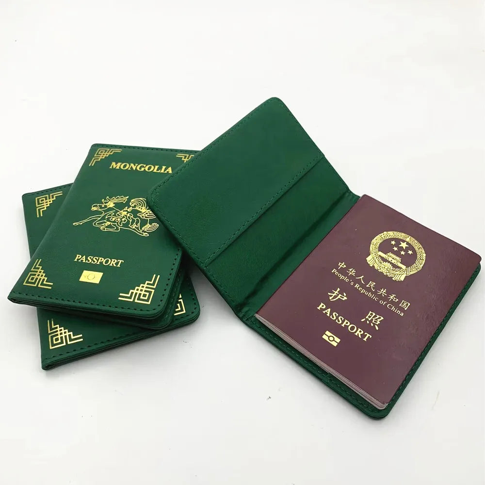 Hot Gold Foil Custom Logo Animal Dog Cat Certificate Health Passport Certificate PU Leather Booklet Cover