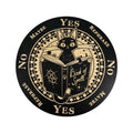 Tailai 6-8Inch Art Wooden Dowsing Divination Moons Witchcraft Wiccan Altar Supplies Year Black Crystal Pendulum Laser Decorative