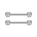 Titanium G23 Internally Thread Tongue Barbell Piercings Children's Body Jewelry for Wedding Occasions