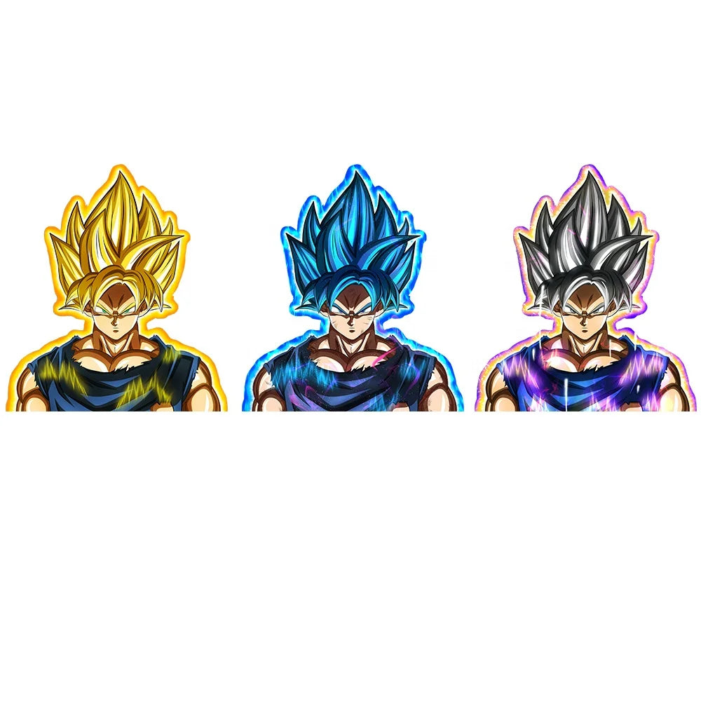 Wholesale Famous Anime Boy 3changing 3D Motion Stickers Car Laptop 3D Manga Motion Decals Lenticular Decor