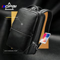 Wholesale High End BSCI Bopai Business Cowhide Anti Theft 15.6 Inch Laptop Usb Charging Custom Luxury Men Real Leather Backpack MegaBDM