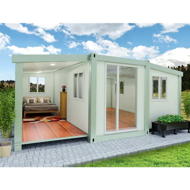 Foldable Wood Steel Structure Small House Prefabricated Usa 3Bedroom Prefab Home