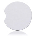 Factory Wholesale Sublimation Blank Neoprene 3MM Car Cup Coaster White Neoprene Car Cup Mat