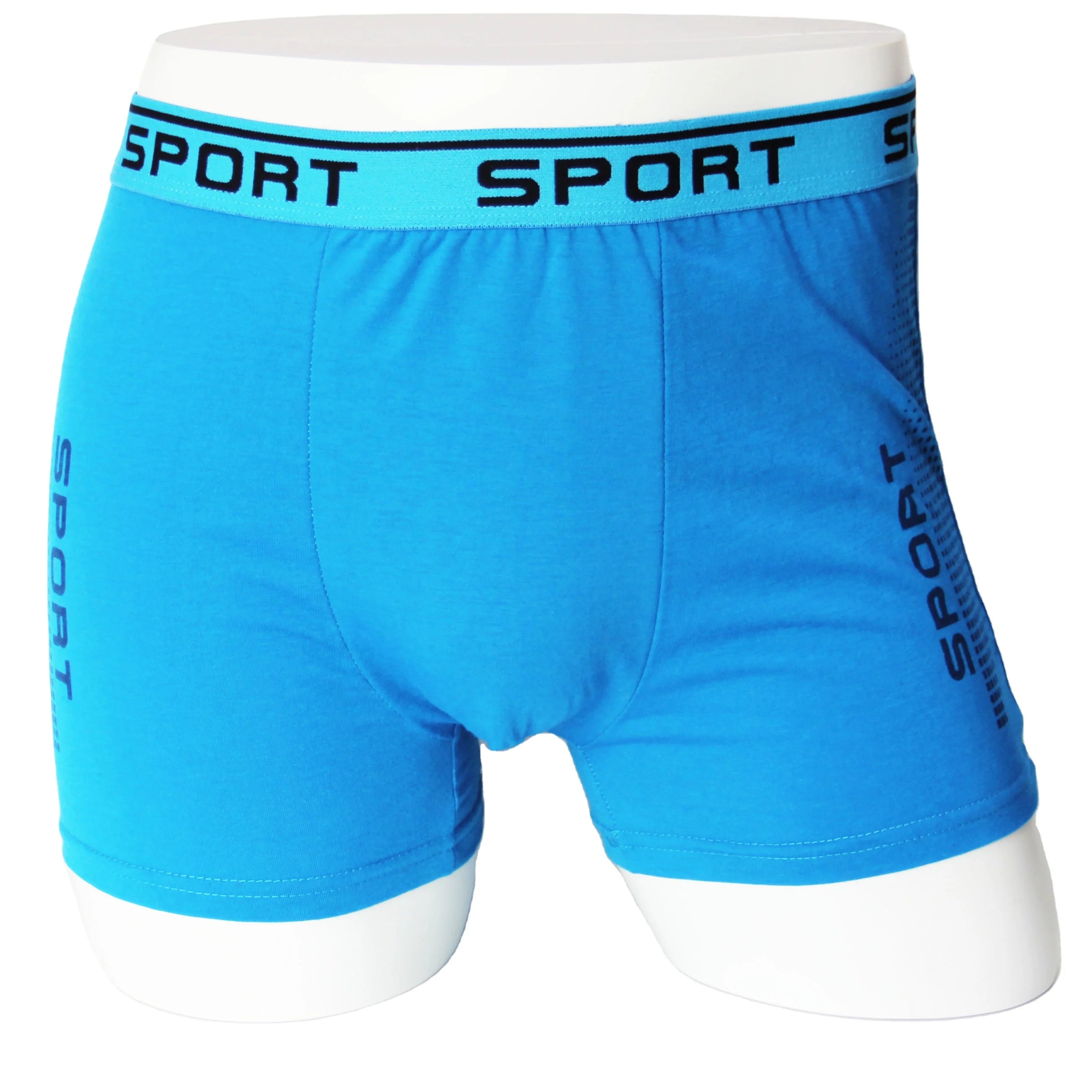 Wholesale Men's Pure Cotton Underpants Boxers Mid-waist Sports Pants Boxers