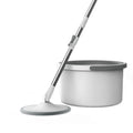 Smart Single Bucket Mop Set 360 Rotating Self-Wringing Feature Microfiber Head Swivel/Flat Handle for Floor Cleaning Comes Box