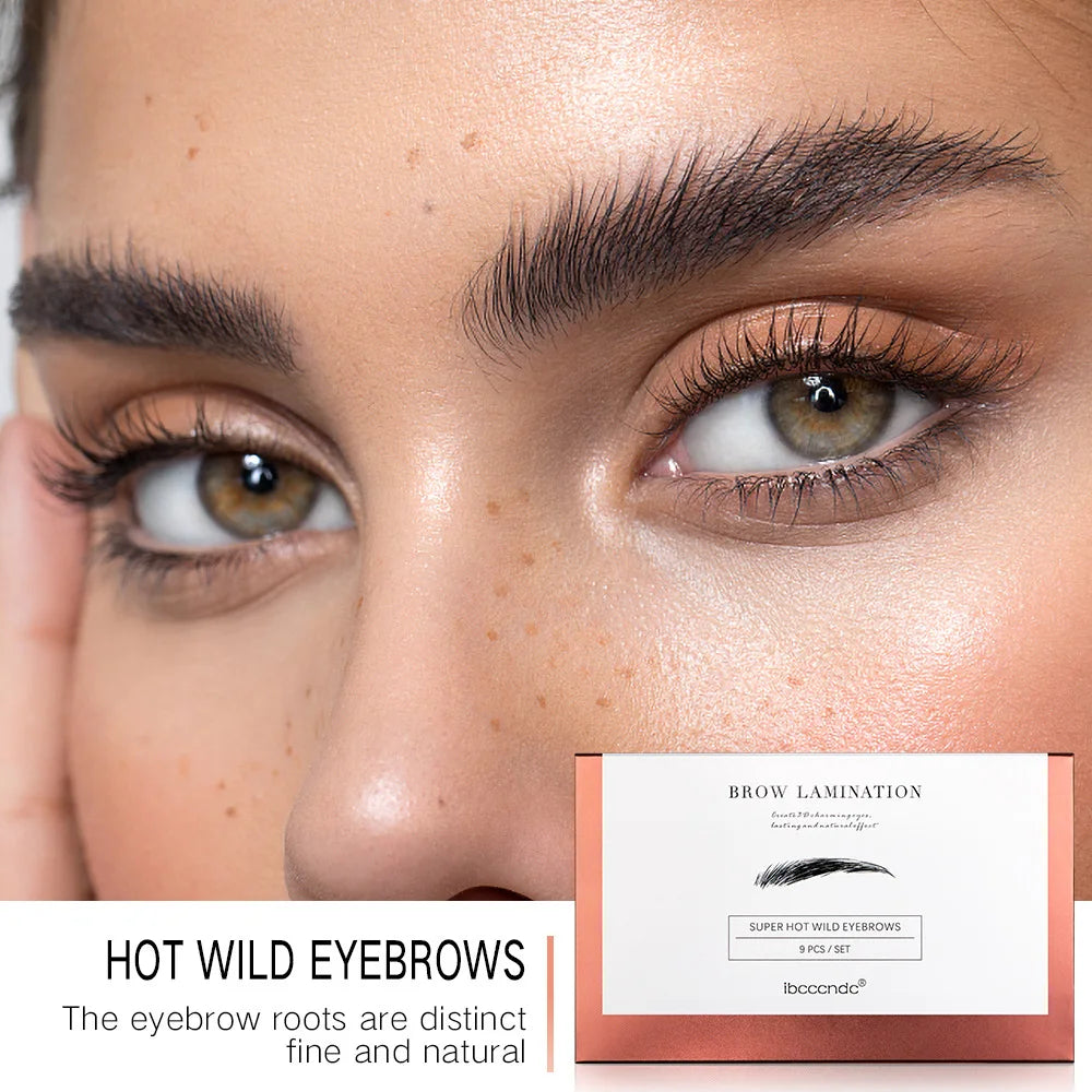 Natural Non-Irritant 5 Minutes Fast Glueless Silicon Lash Lift Shields Customize Brow and Lash Lift