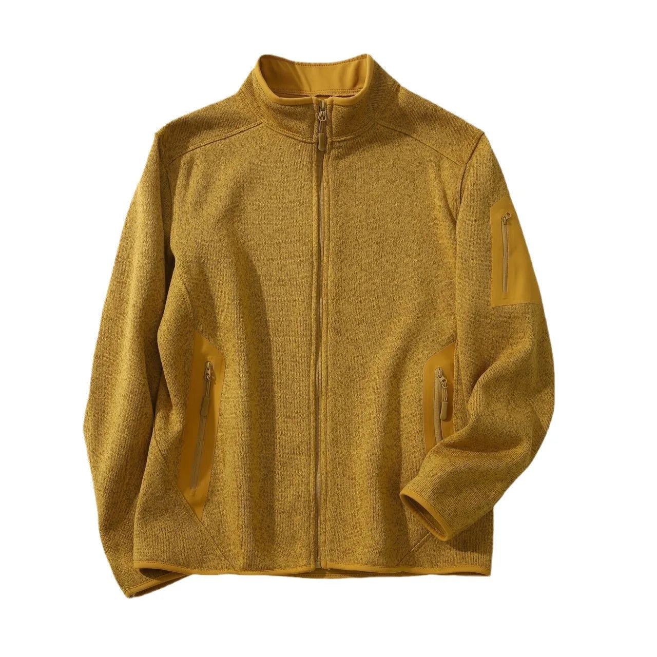 OEM Wholesale Men's Fleece Lined Windbreaker Winter Uniform Dust-Proof Hand Work Wear Softshell Jacket