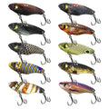 New 5g 7g 10g 14g Rattlesnake VIB Metal Lure with 3D Painting and Treble Hook