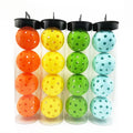 Manufacturer Custom Colorful Pickleball Balls 40 Holes Baseball Softball Plastic Golf Practice Ball Plastic Sports Entertainment