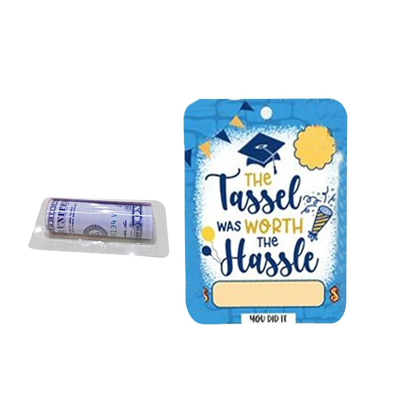 DIY Custom Design Wood MDF Blank Sublimation Money Card Holder for Birthday Graduation Christmas
