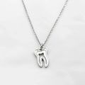 Human Tooth Pendant Necklace Women and Men Doctors and Nurses Jewelry Korean Accessories Stainless Steel Pendant Necklace