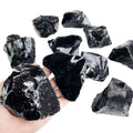 New Arrival Black Obsidian Raw Stone Natural Reiki Rough Stone Healing Mineral Crystal Craft Special Offer Sale