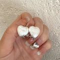 Valentine's Day Elegant Heart Earrings 925 Sterling Silver love Jewelry Earring for Girls