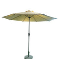 FEAMONT Hand Cranked Sunshade Parasol Factory Direct Supply UV Printed Patio Umbrella Waterproof Garden Cafe Fabric Umbrella