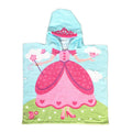 Custom Cartoon Swim Cotton Bath Hood Surf Towel Kids Children Hooded Poncho Beach Towel Custom Printing