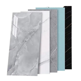 Peel and Stick Marble Tile Wall Sticker Waterproof Thickened 3D Pvc Wall Panels Kitchen Wall Tile Stickers