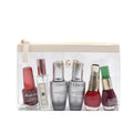 Custom Transparent PVC Makeup Cosmetic Zipper Bag Personalized Printed Logo Translucent for Toiletry Packaging Gift Bag OEM