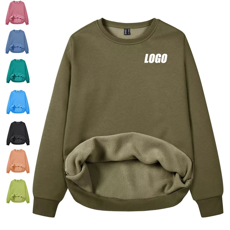 Long Sleeve Custom logo Wholesale Crewneck Woman Sweatshirt Women Crew Neck Sweatshirts for Womens