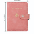 Customizable Logo Cross-Border Travel Passport Holder Multi-Card Slot Thickened PU Leather Bag with Protection