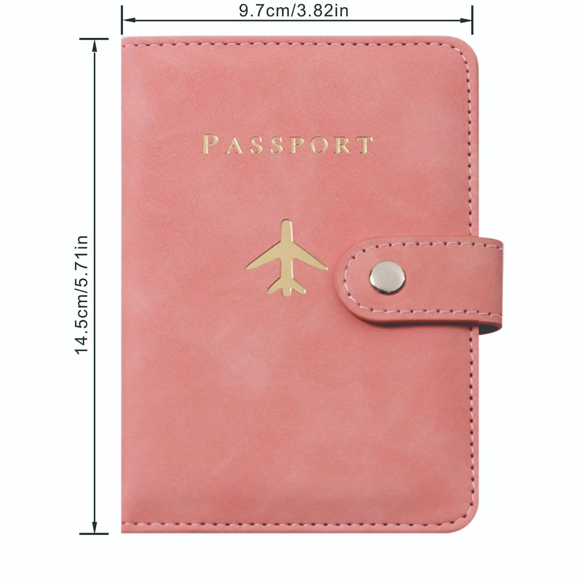 Customizable Logo Cross-Border Travel Passport Holder Multi-Card Slot Thickened PU Leather Bag with Protection