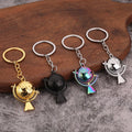 20204 New Zinc Alloy Cartoon Globe Bottle Opener Keyring Lightweight Customizable Car Bag Pendant