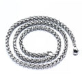 Custom Made Heavy-duty Smooth Waterproof Rust Resistant Stainless Steel Nature Color Flower Basket Chain Necklace for Men Women