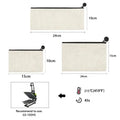 Best Seller 24 Hour Dispatch Sublimation Linen Women Coin Purse Zipper Reusable Portable Compact Cosmetic Bag Key Case Lipstick