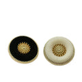 Wholesale Custom Garment Accessory Retro Style Luxury Velvet Covered Metal Round Shank Designer Button for Dress Coat