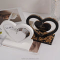 Valentine's Day Love Heart Shape Silicone Mold for Photo Frame Epoxy Resin Mould Picture Frame Silicone Mold for Home Decoration