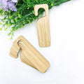 Modern Bamboo Hanging Plant Markers with Customizable Size & Design for Garden Supplies Fruit Trees Orchards Flower Marking Tool