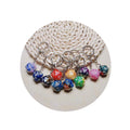 Resin Dice Key Ring Resin Dice Keychains 3D D20 Dice Key Rings Keyfob for Bag Purse Wallet Cellphone or Car Pendant