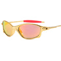 2023 Sport Sunglasses with Gold and Gray PC Frames