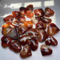 Crystal Heart Wholesale Natural Crystals Healing Gemstones Polished Carnelian Hearts for Healing