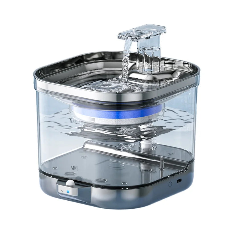 Smart Automatic Cat Feeder and Cat Water Dispenser Pet Water Fountain for Healthy Cat Hydration