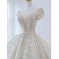 Guangzhou Auyan 2024 One Shoulder Maxi Long Sleeve Robe De Mariage Wedding Dress for Men and Women