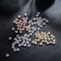 WHOLESALE BULK PRICE Silicon With 925 Sterling Silver Stud Earring Backer18k Gold Plating silver Color DIY  Accessories Silver
