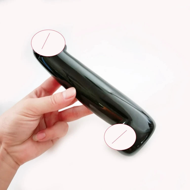 Black Obsidian Penis Gemstone Massage Wand