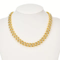 Hot Item Classic 14mm Gold Plated Full Diamond Cuban Chain for Men Hip Hop Style Fashion Necklaces