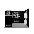 Fashion Expo Garment Trade Show Display Clothing Storage Exhibit Booths Tool Free Setup High Quality Clothes Exhibition Booth